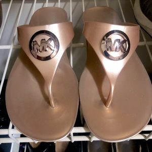 Michael Kors Rose Gold Sandals